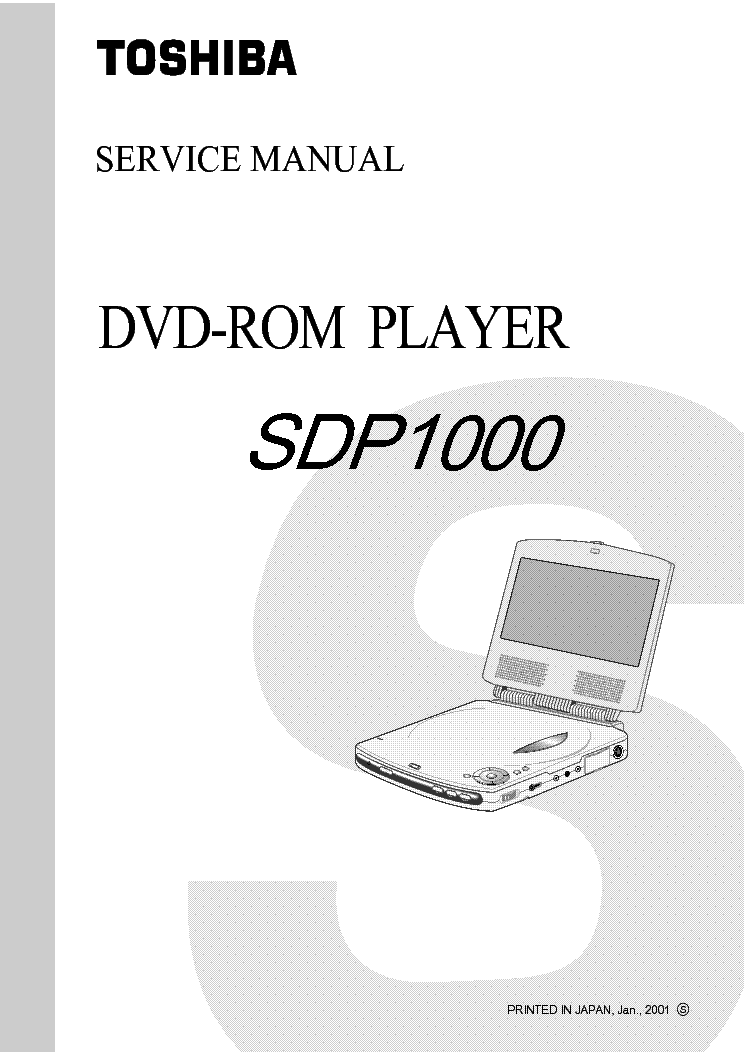 TOSHIBA SD-P1000 SM service manual