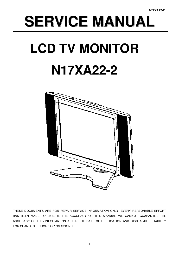 AOC N17XA22-2 SM service manual