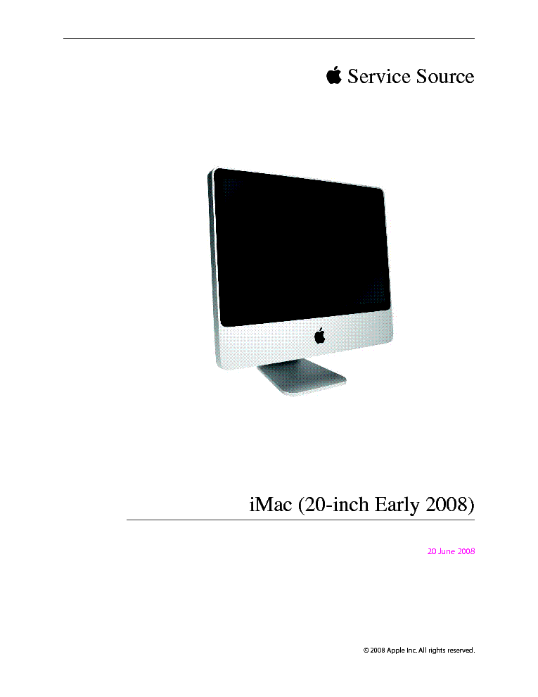 apple imac 2008