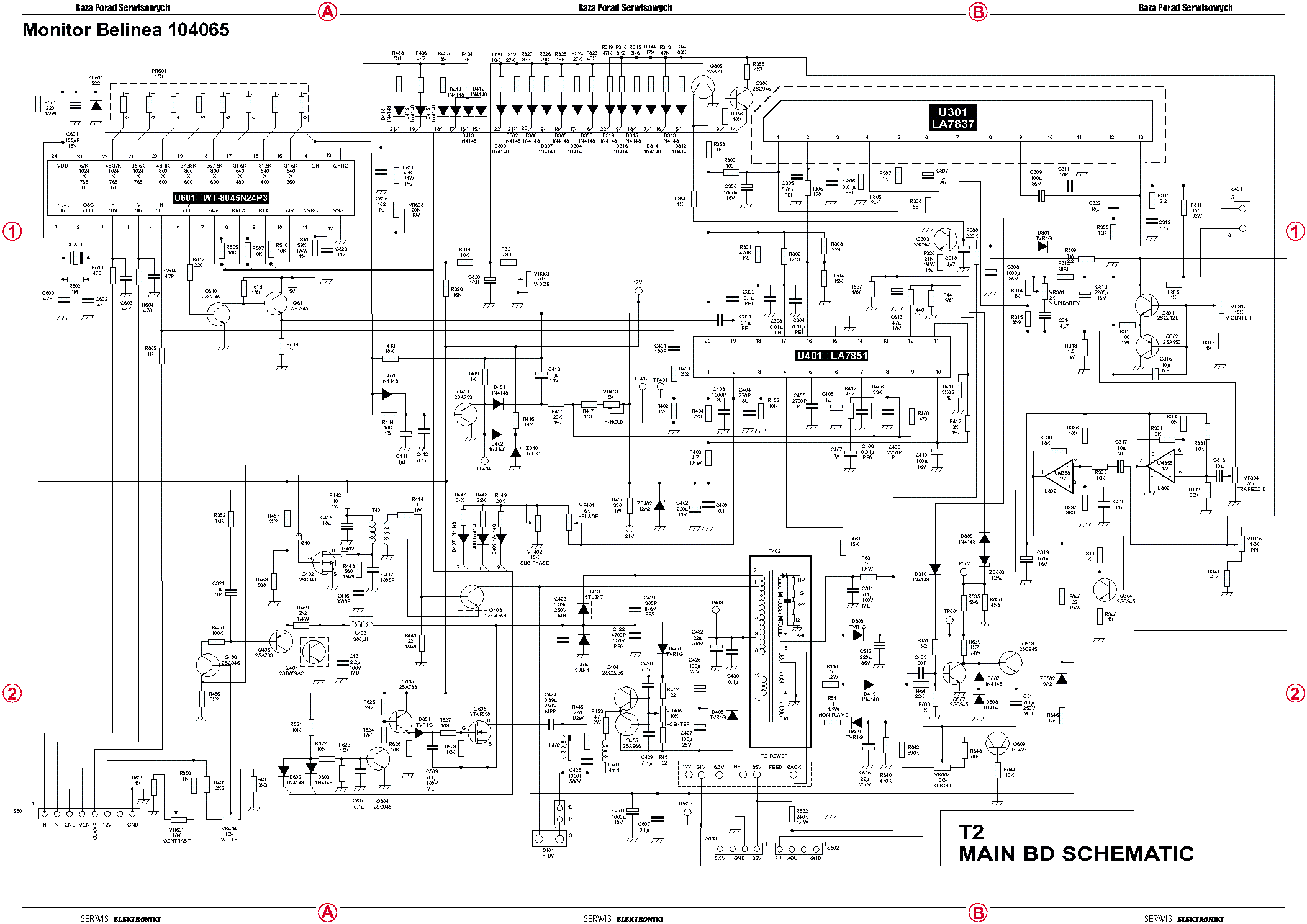 BELINEA 104065 service manual