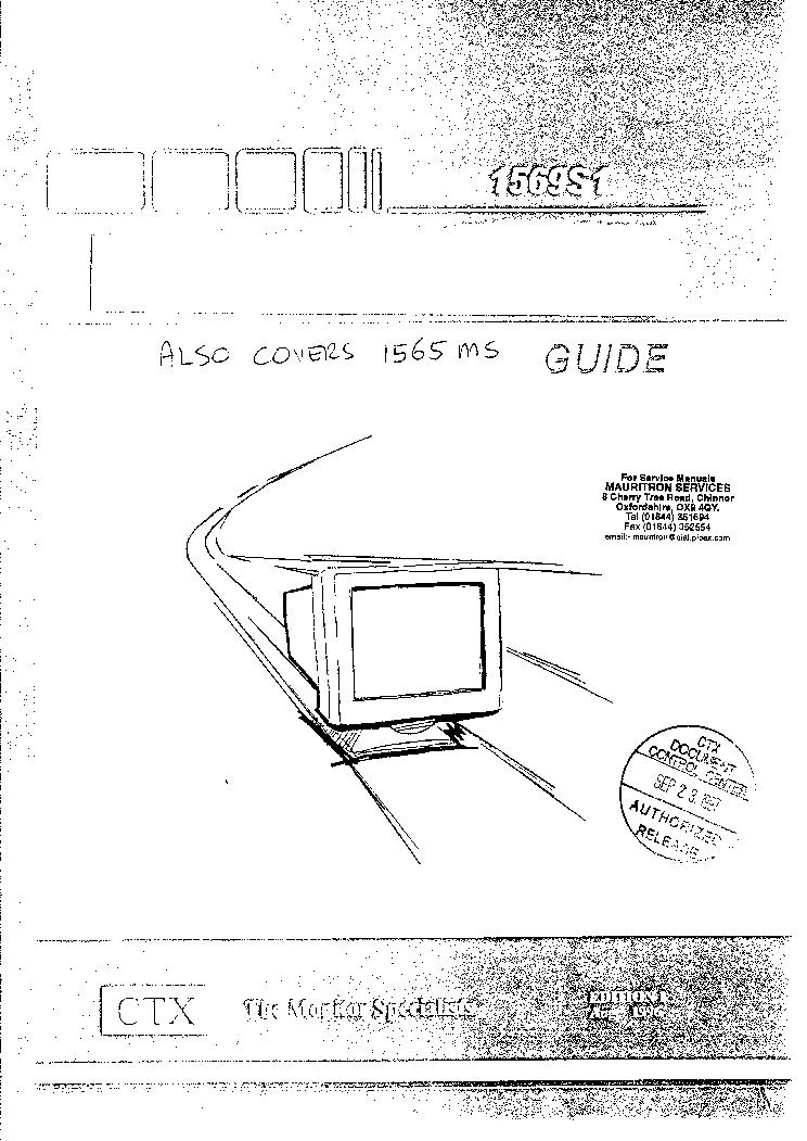 CTX-A1 service manual