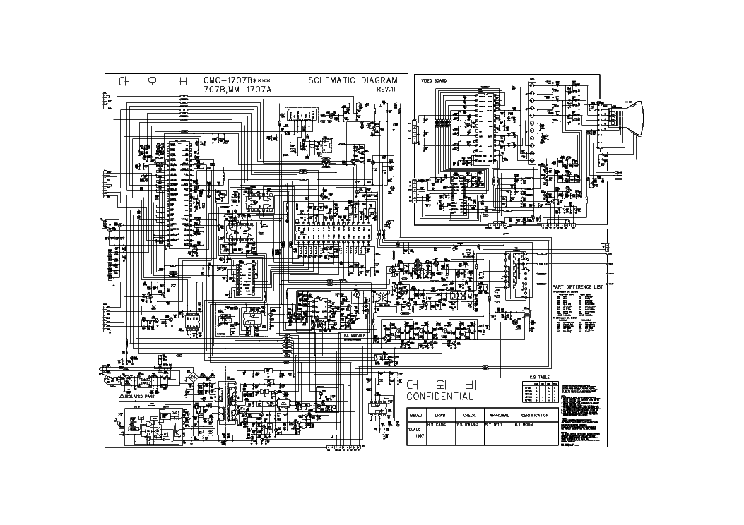 Схема daewoo dw 501mp