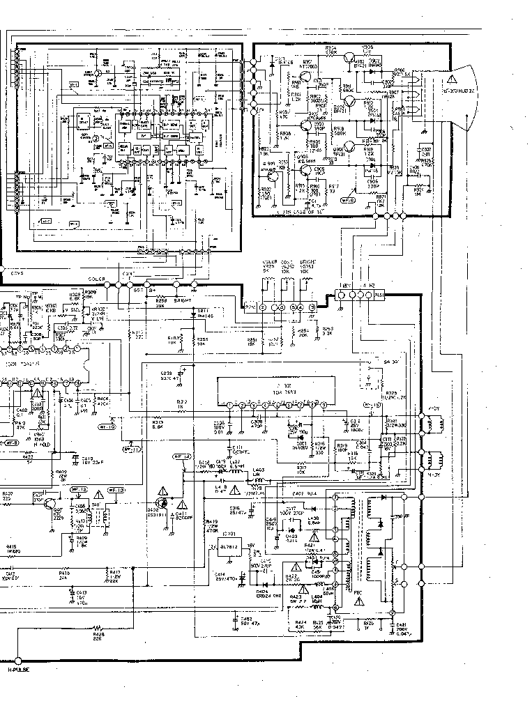 CBT-4442E CHASSIS PC-04X SCH Service Manual download, schematics ...