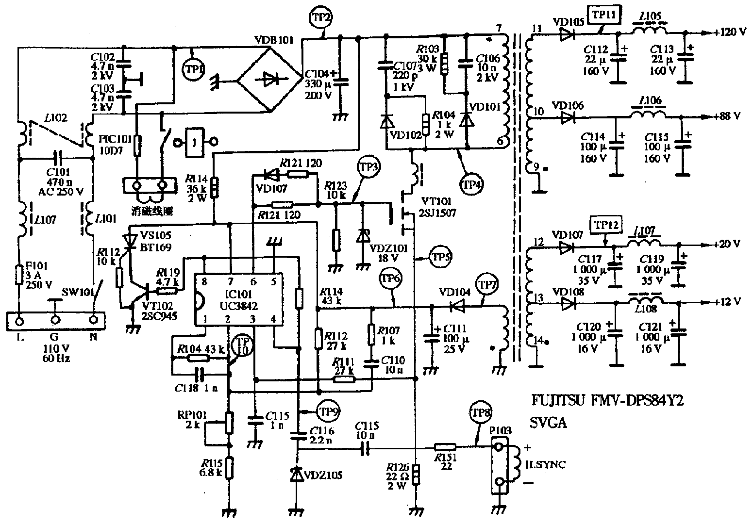 fujitsu-fmv-dps84y2-service-manual-download-schematics-eeprom-repair