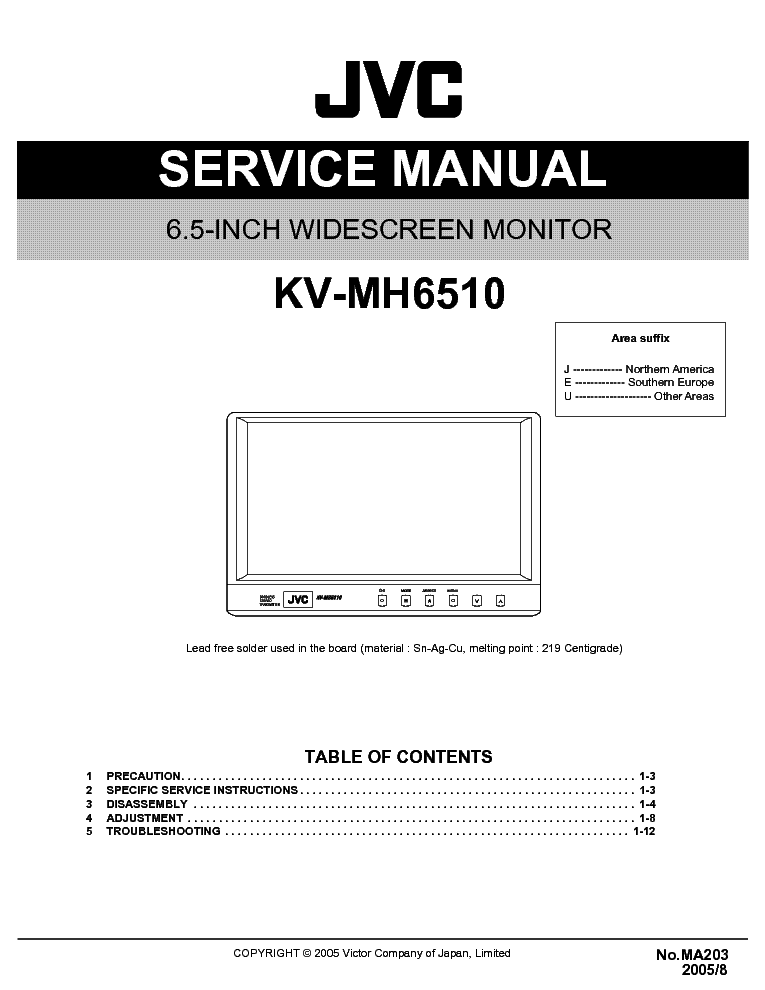 Jvc kv mh 6510 инструкция