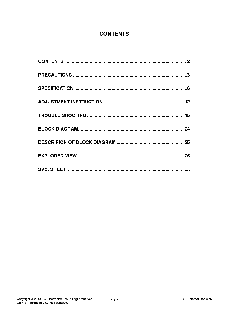 LG M197WD 227WD 237WD MFL49414510 CHASSIS LD84J service manual (2nd page)