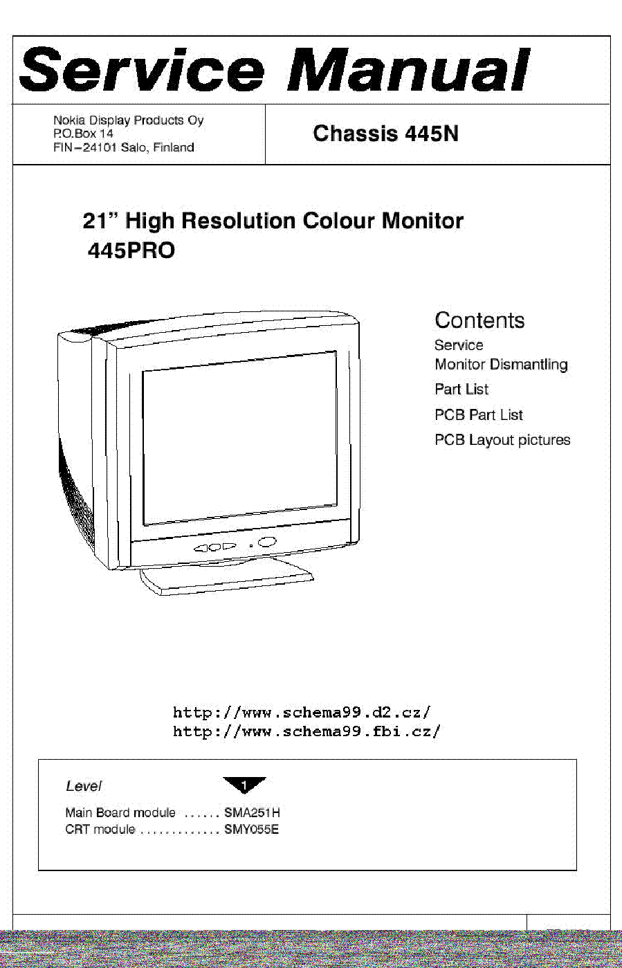 NOKIA-445PRO Service Manual download, schematics, eeprom, repair info ...