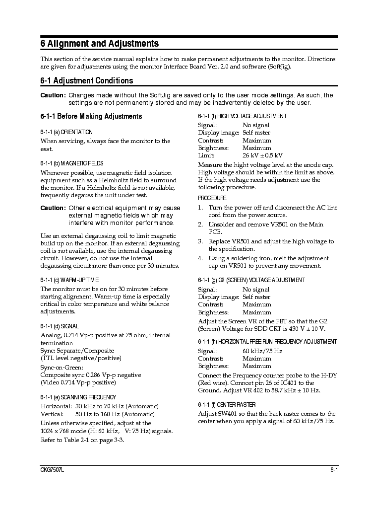 SAMSUNG CKG7507LXX XAC.31001.1.07 service manual