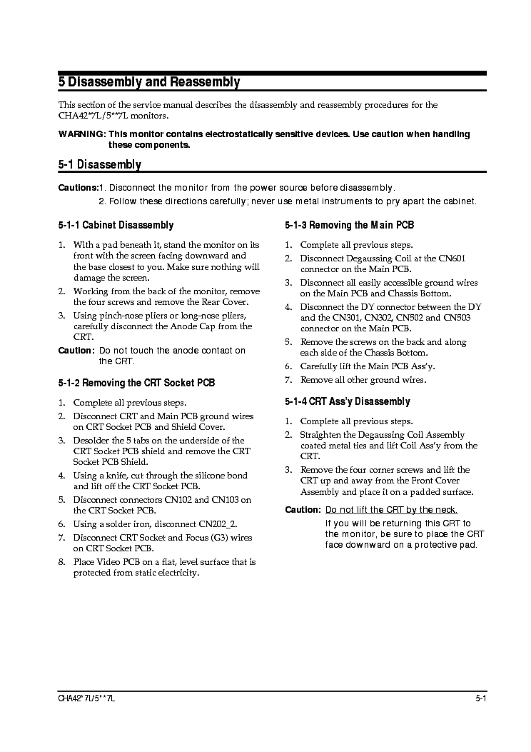 SAMSUNG CHA4217L EDC.41502D.E.06 service manual
