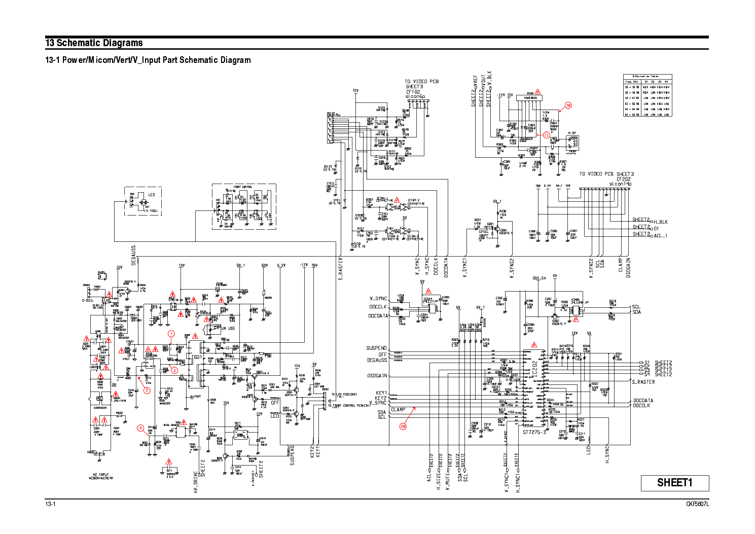 Схема монитора самсунг 940n