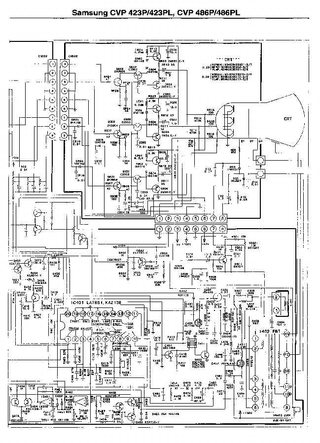 Схема samsung ck 5051a