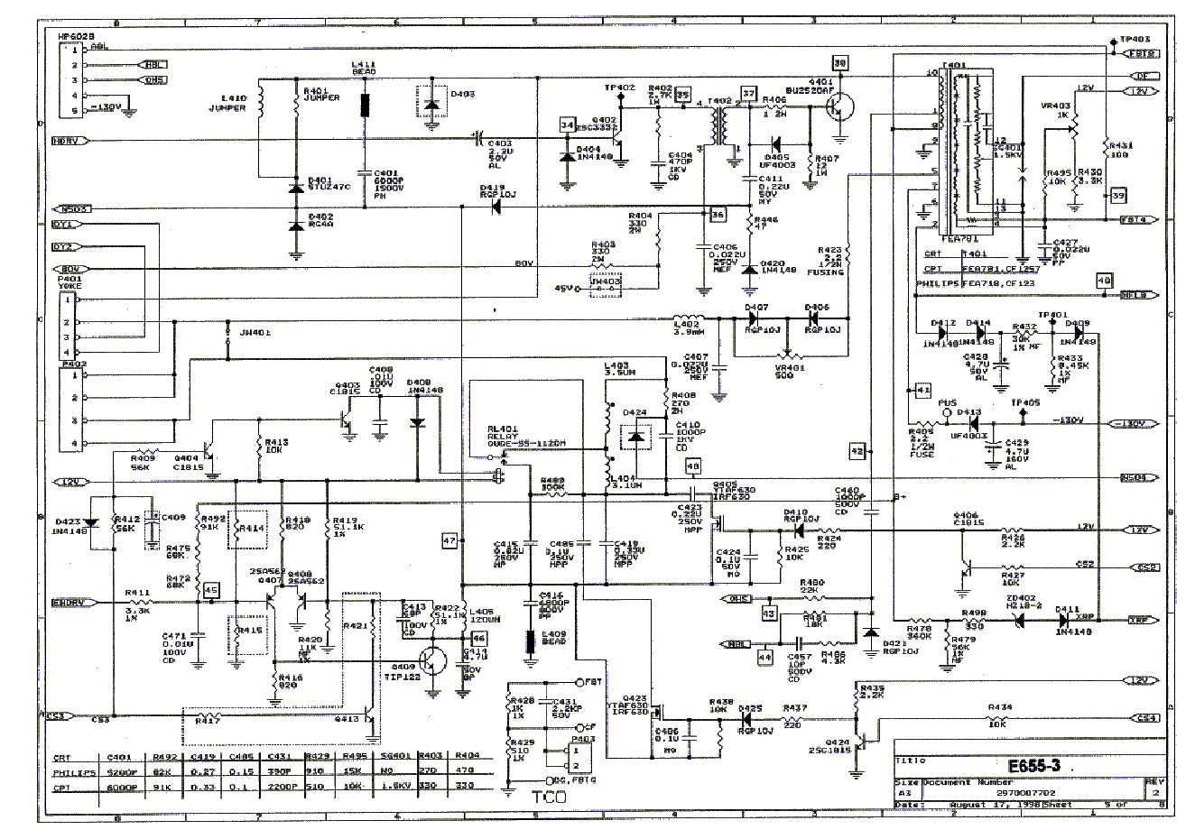 Схема монитора viewsonic ve710s