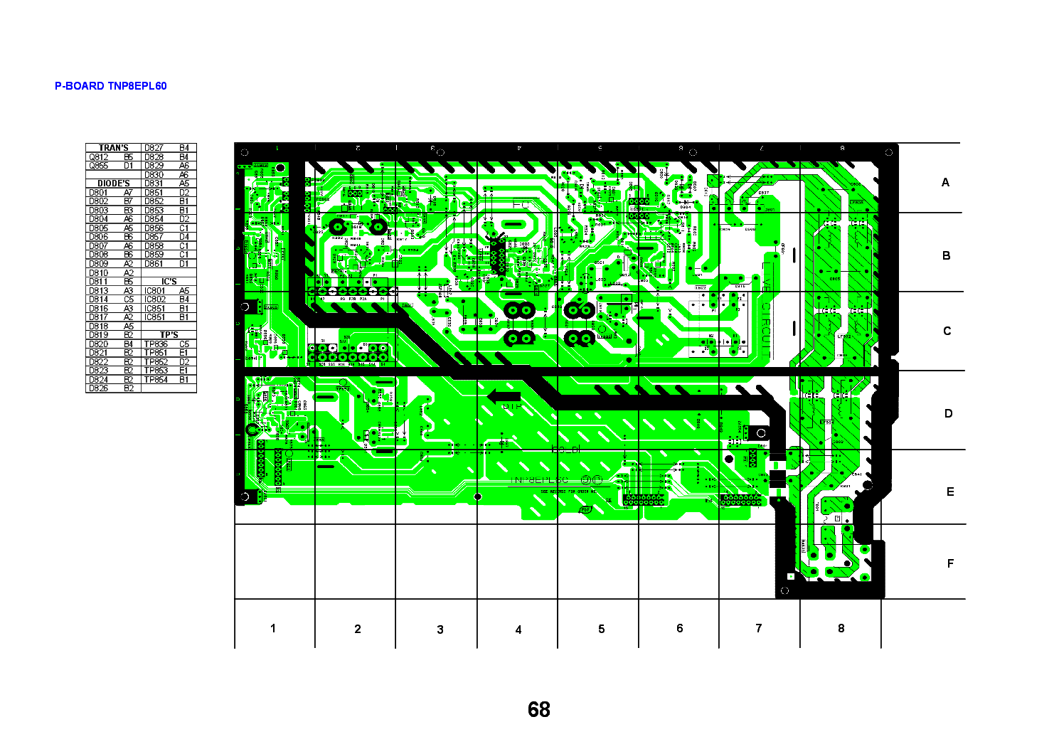 PANASONIC TNP8EPL60 P-BOARD SCH service manual