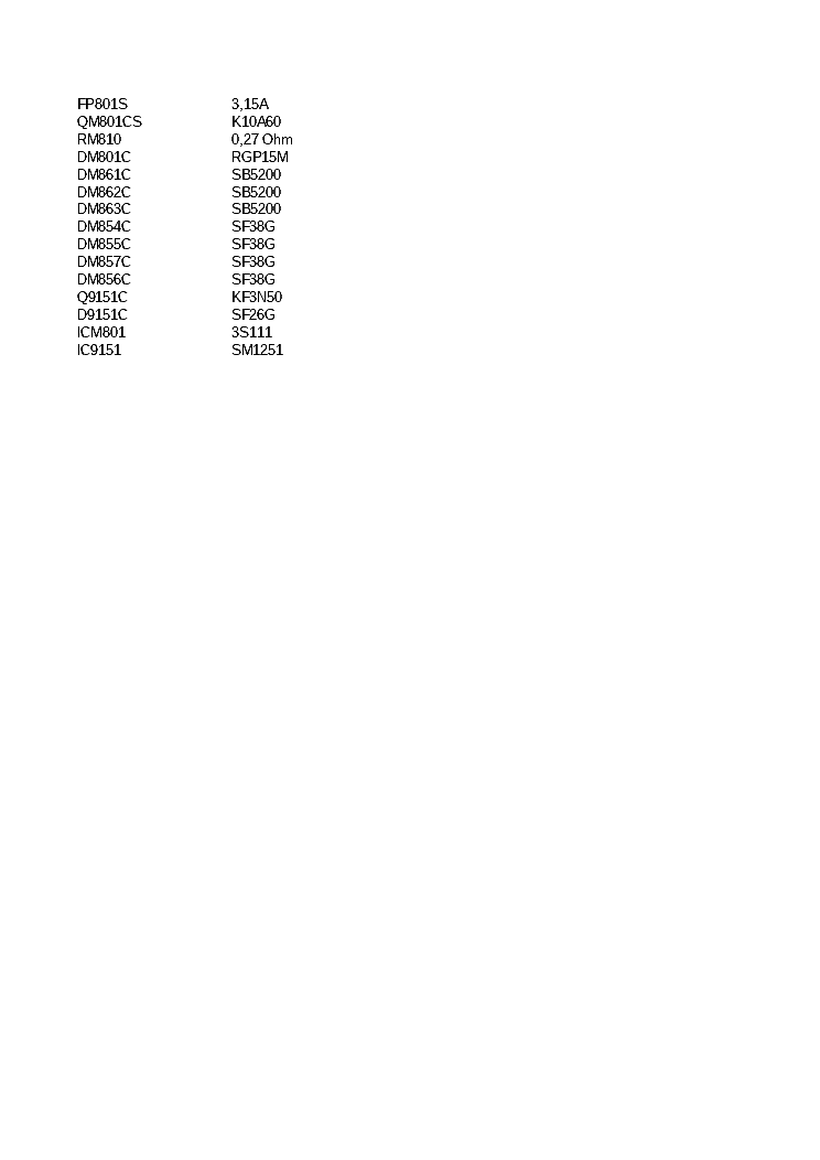 SAMSUNG BN44-00851 CL40MSFR-MHS POWER SUPPLY PARTS INFO service manual (1st page)