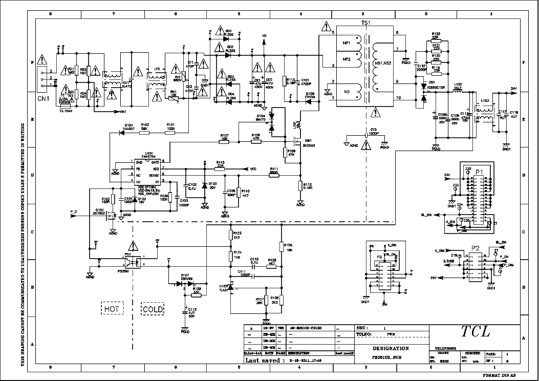 Схема томсон т26с81