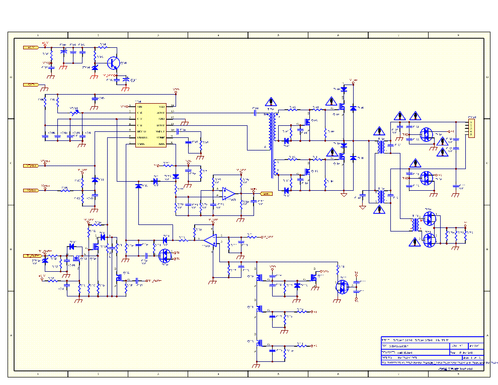 CHANGHONG FSP250P-3HF01 FSP250-3PS01 PSU SCH service manual