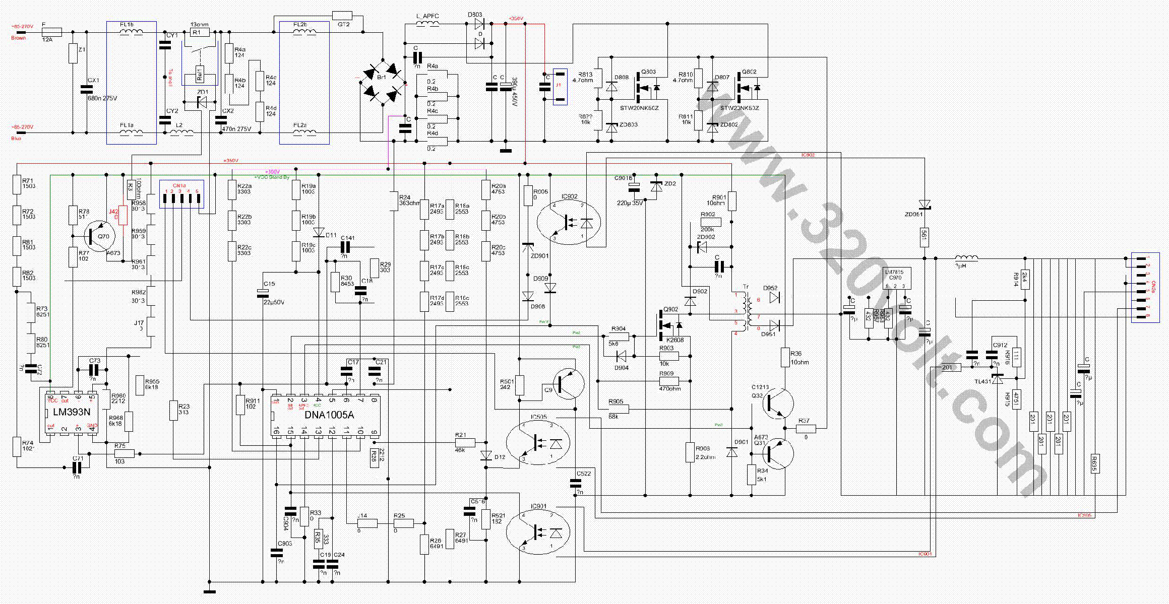 500w Atx Power Supply Schematic Diagram - Wiring Diagram