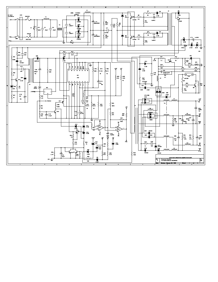 DTK PTP 3038 POWER SUPPLY service manual