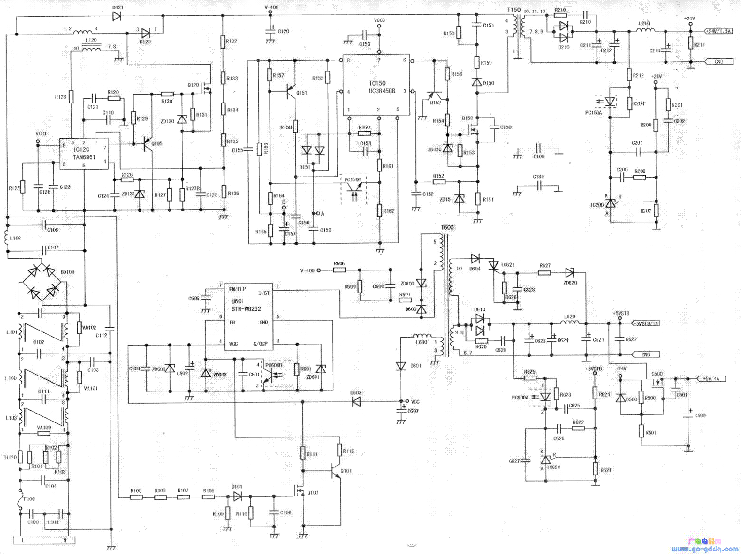 Fsp600 80gln схема принципиальная