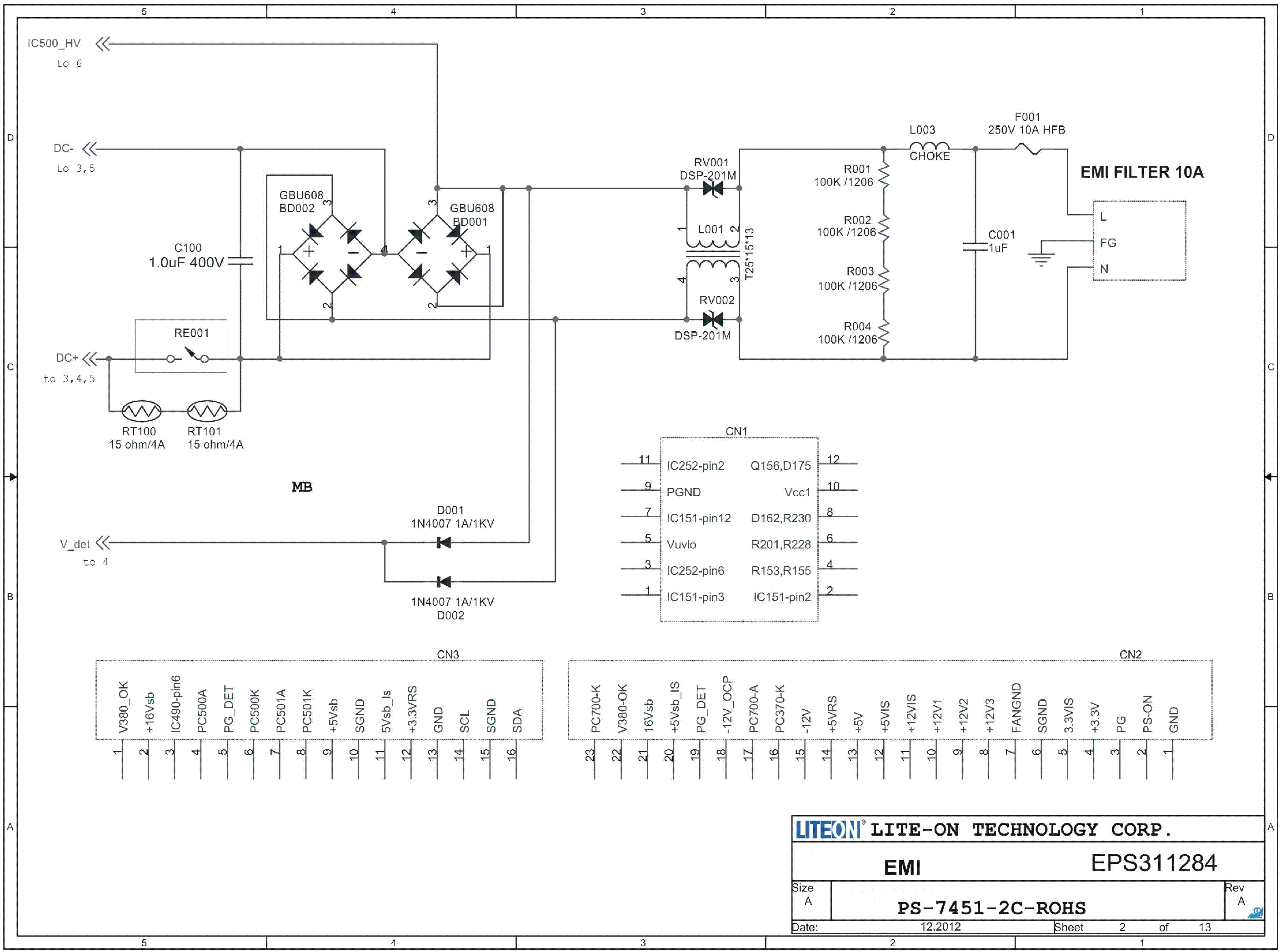 Блок питания pe 3630 01un lf схема