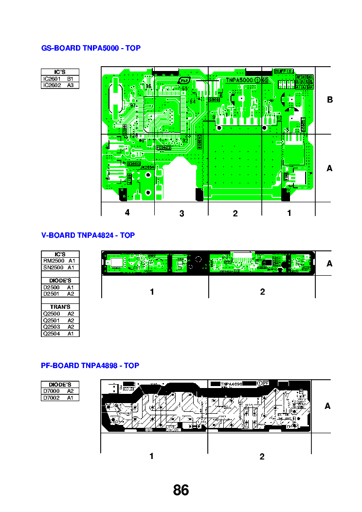 PANASONIC TNPA4974 1 PS-BOARD SCH service manual