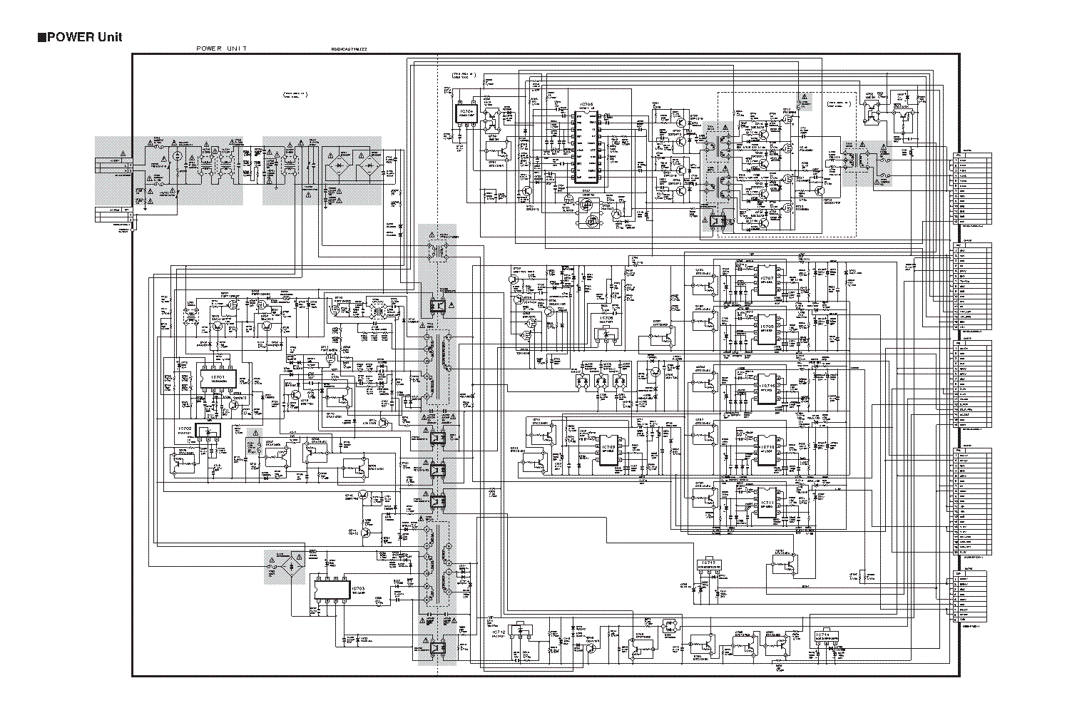 Сервис мануал lc4 31e схема включения SHARP RDENCA071WJZZ QPWBS0066SNEZ PSU SCH Service Manual download, schematics, e