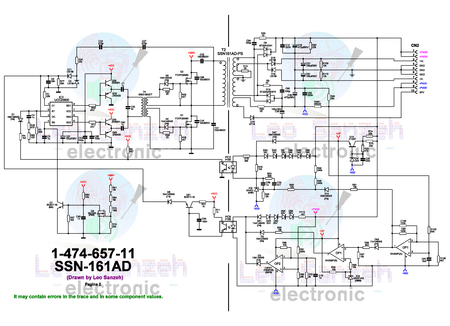 SONY SA-WGT4D MHC-V77 1-474-657-11 SSN-161AD POWER SUPPLY V1.2 SCH SCH service manual (2nd page)