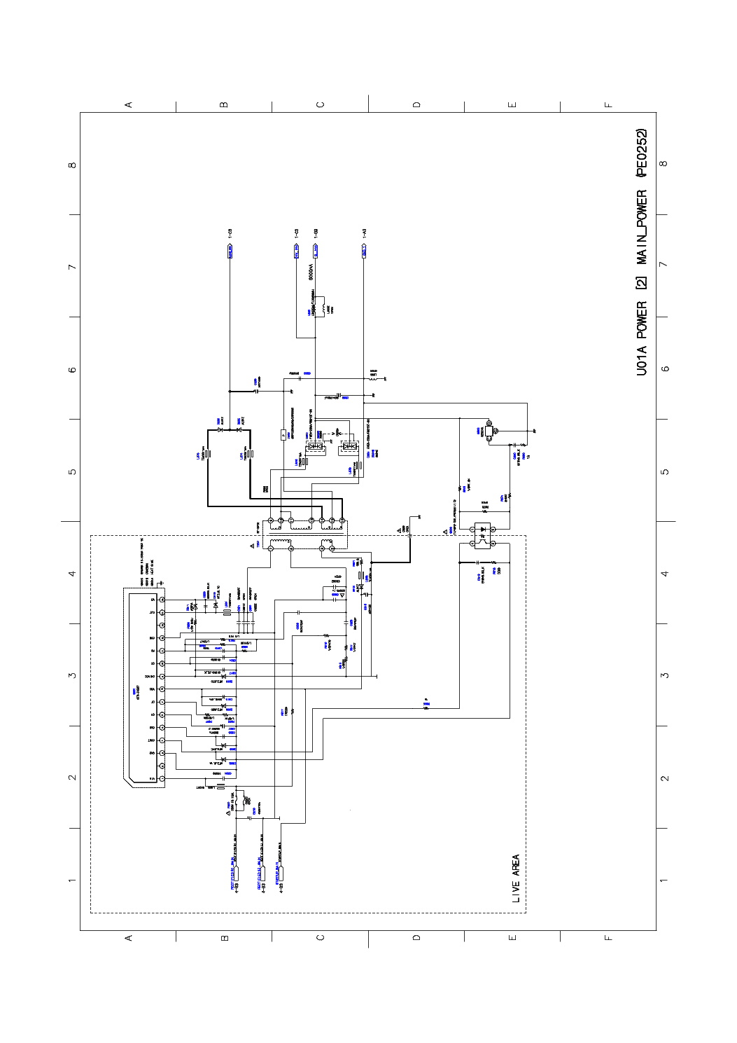 TOSHIBA PE0252 0253 V28A00032701 PSU SCH service manual (2nd page)