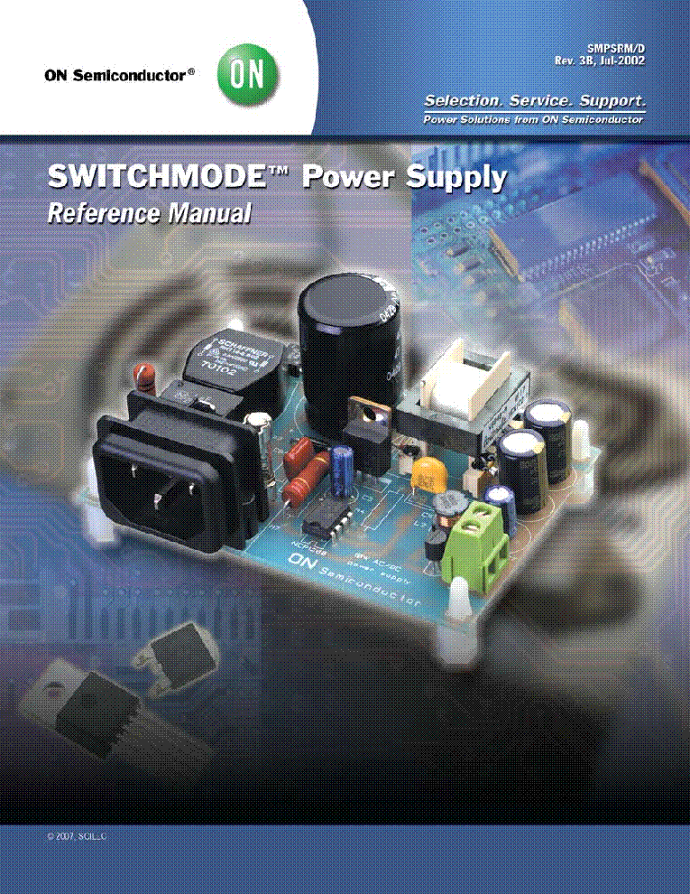 ON SEMICONDUCTOR SWITCHMODE POWER SUPPLY REFERENCE MANUAL service manual (1st page)