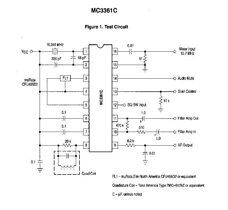 Mc2833 схема включения