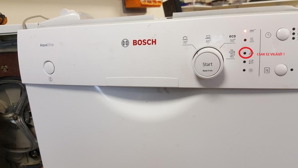bosch mosogatógép hibakódok magyarul
